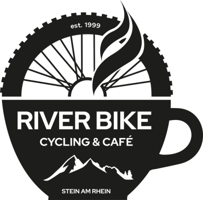 Hauptlogo, Quittungen (s/w), Klebeetiketten (s/w), Gutscheine River Bike